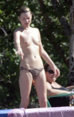 2. Kate Moss – Topless sunbathing, 2006