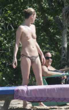 3. Kate Moss – Topless sunbathing, 2006