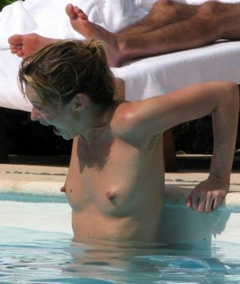 1. Kate Moss – topless by the pool, 2007