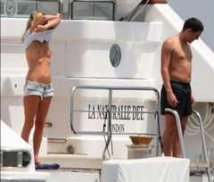 4. Kate Moss – topless on a yacht, 2008