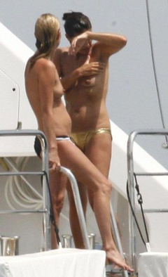 7. Kate Moss – topless on a yacht, 2008