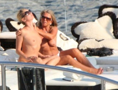 16. Kate Moss – topless on a yacht, 2009
