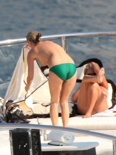 19. Kate Moss – topless on a yacht, 2009
