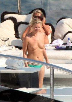 1. Kate Moss – topless on a yacht, 2009