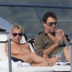 4. Kate Moss – topless on a yacht, 2011