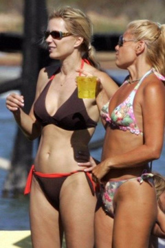 2. Katherine Kelly Lang – brown bikini, 2007