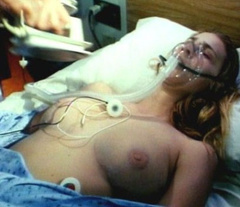 1. Kathleen Kinmont Naked – Bride of Re-Animator, 1990