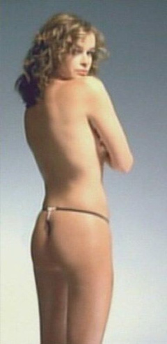 2. Katie Carr – Gossard G-String Ad, 2002