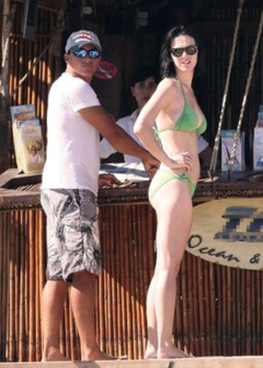 10. Katy Perry – green bikini, 2008