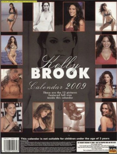 6. Kelly Brook Sexy – 2009 Calendar, 2008