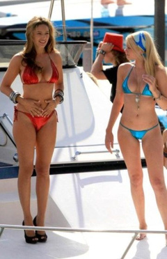 3. Kelly Brook – Piranha 3D set, 2009