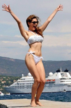 4. Kelly Brook – white bikini, 2008