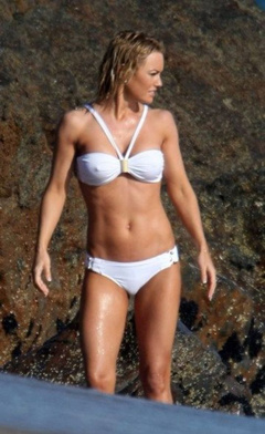 3. Kelly Carlson – white bikini, 2009
