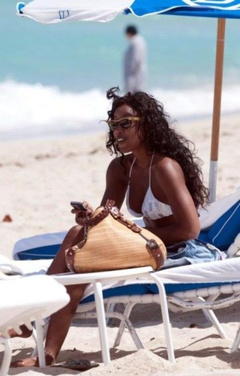 2. Kelly Rowland – white bikini, 2009