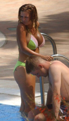 3. Kerry Katona – Topless sunbathing, 2005