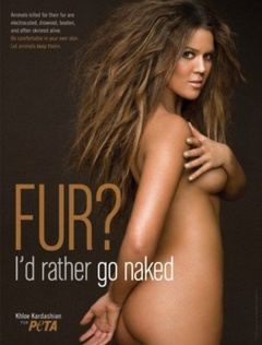 1. Khloe Kardashian Sexy – PETA ad, 2008