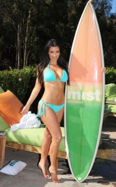 7. Kim Kardashian – bikini, 2009