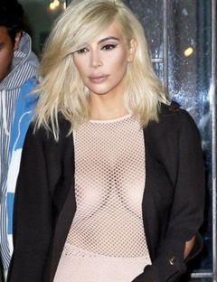 1. Kim Kardashian – see through, 2015