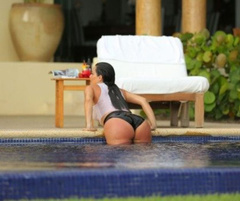 5. Kim Kardashian – see through, 2015