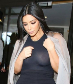 6. Kim Kardashian – see through, 2015
