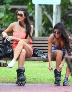 3. Kourtney Kardashian – bikini, 2009