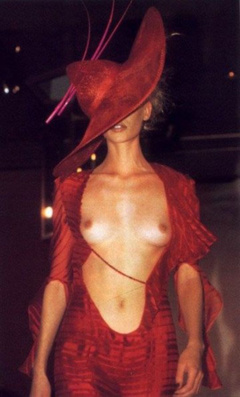 1. Kylie Minogue – Topless on a Catwalk