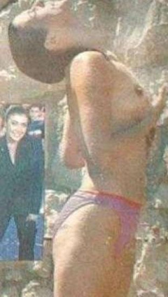 4. Kym Marsh – Topless swimming, 2003