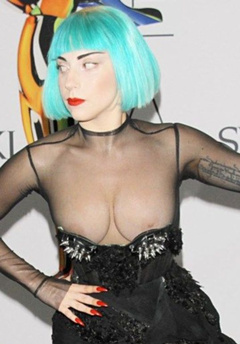 5. Lady GaGa See Through – CFDA Awards, 2011