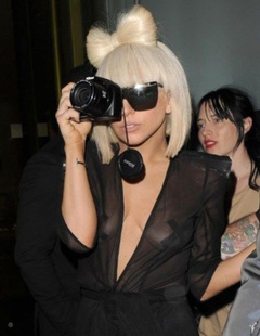 1. Lady Gaga See-Through – Nipple tape, 2009