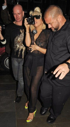 8. Lady Gaga See-Through – Nipple tape, 2009