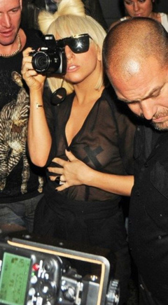 11. Lady Gaga See-Through – Nipple tape, 2009