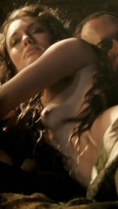 13. Laura Haddock Naked – Da Vinci's Demons, 2013