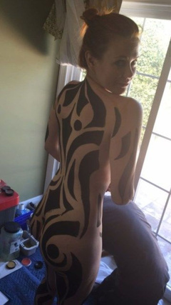 4. Maitland Ward – body paint, 2015