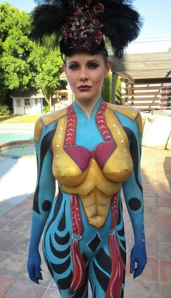 5. Maitland Ward – body paint, 2015