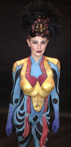 6. Maitland Ward – body paint, 2015