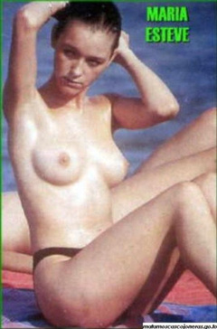 2. Maria Esteve – Topless sunbathing