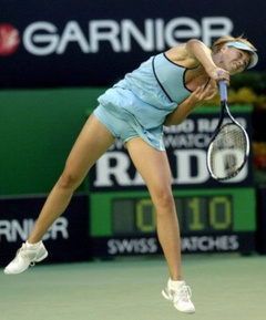 2. Maria Sharapova – Upskirt @ Australian Open, 2006