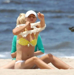 2. Maria Sharapova – bikini at the beach, 2005