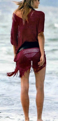 5. Maria Sharapova – bikini at the beach, 2005