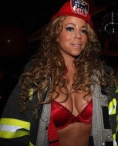 4. Mariah Carey in Bra – Halloween party, 2008