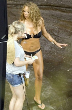 8. Mariah Carey – black bikini, 2008