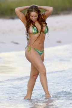 1. Mariah Carey – green bikini, 2006