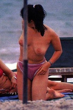 4. Maribel Verdu – Topless sunbathing, 2002