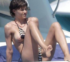 1. Martina Colombari – Topless sunbathing, 2007