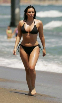 4. Martine McCutcheon – black bikini, 2006