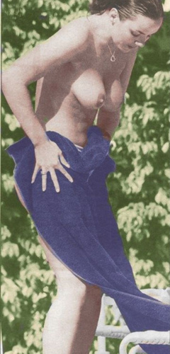 3. Martine McCutcheon – topless at the beach, 2000