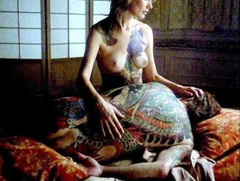 13. Maud Adams Naked – Tattoo, 1983