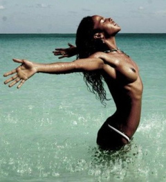 1. Megalyn Echikunwoke – topless photoshoot, 2006