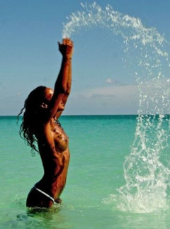 2. Megalyn Echikunwoke – topless photoshoot, 2006