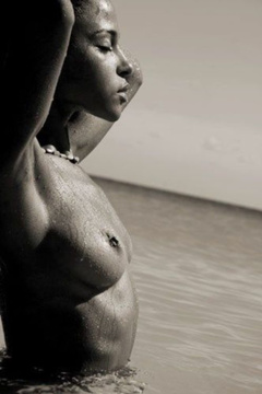 3. Megalyn Echikunwoke – topless photoshoot, 2006